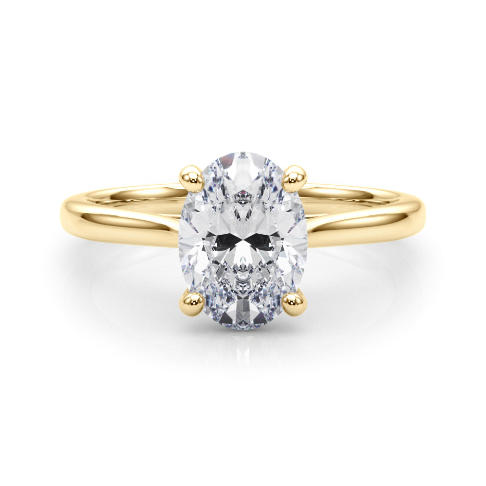 The Sienna Solitaire Engagement Ring, set view