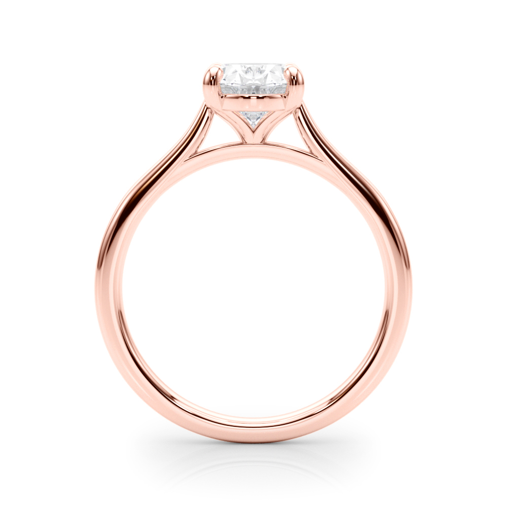 The Sienna Solitaire Engagement Ring, side view