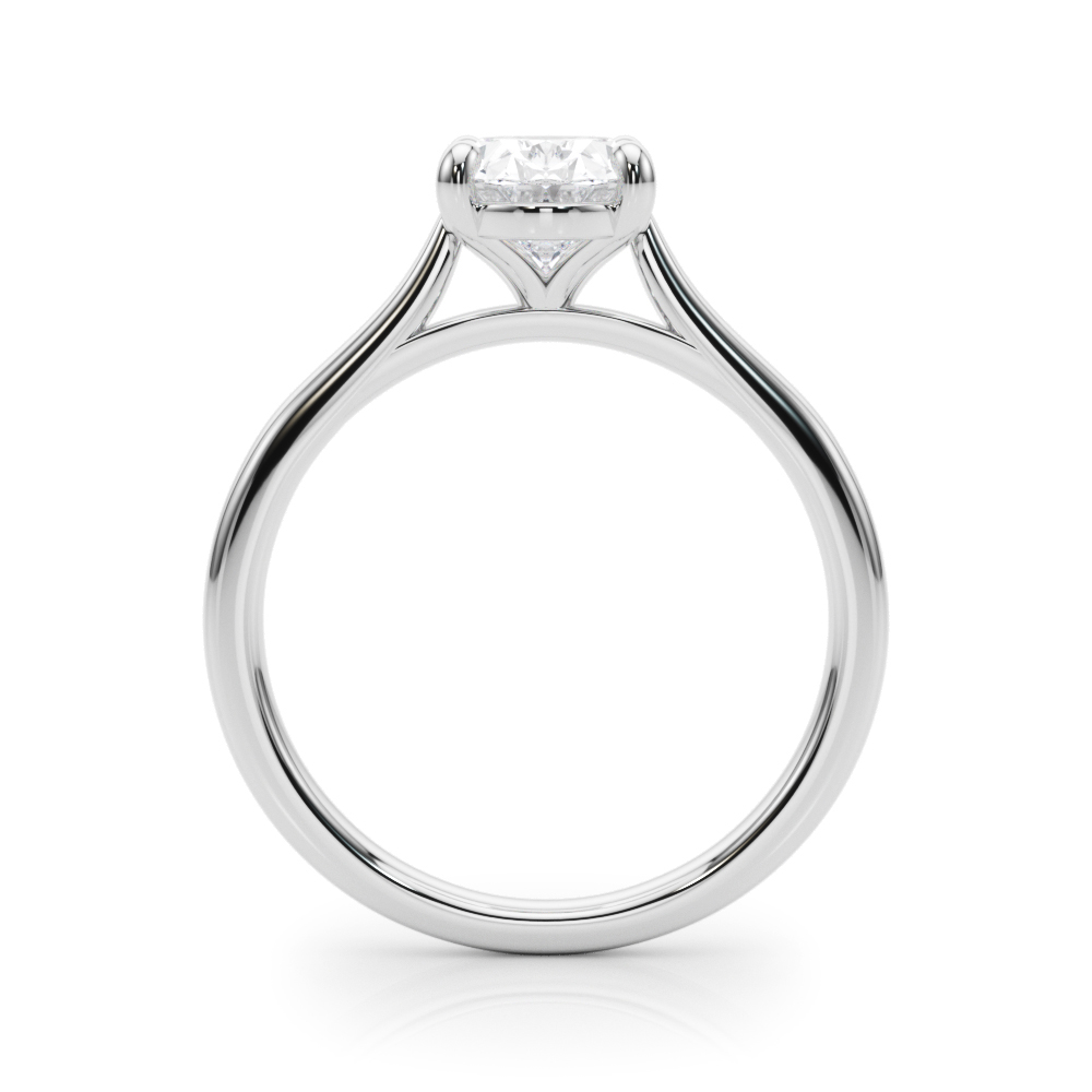 The Sienna Solitaire Engagement Ring, side view