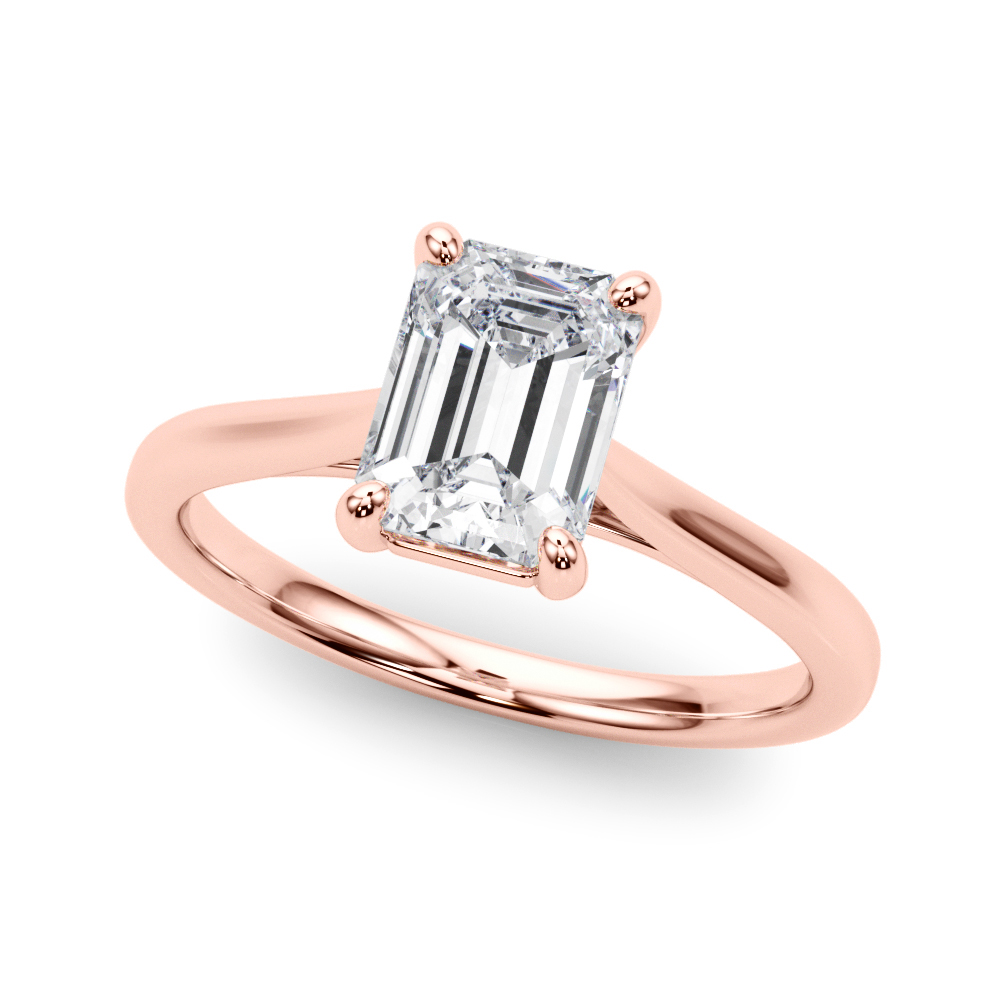 The Maya Solitaire Engagement Ring, front view