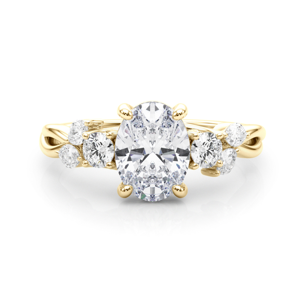 The Sarah Engagement Ring, set view
