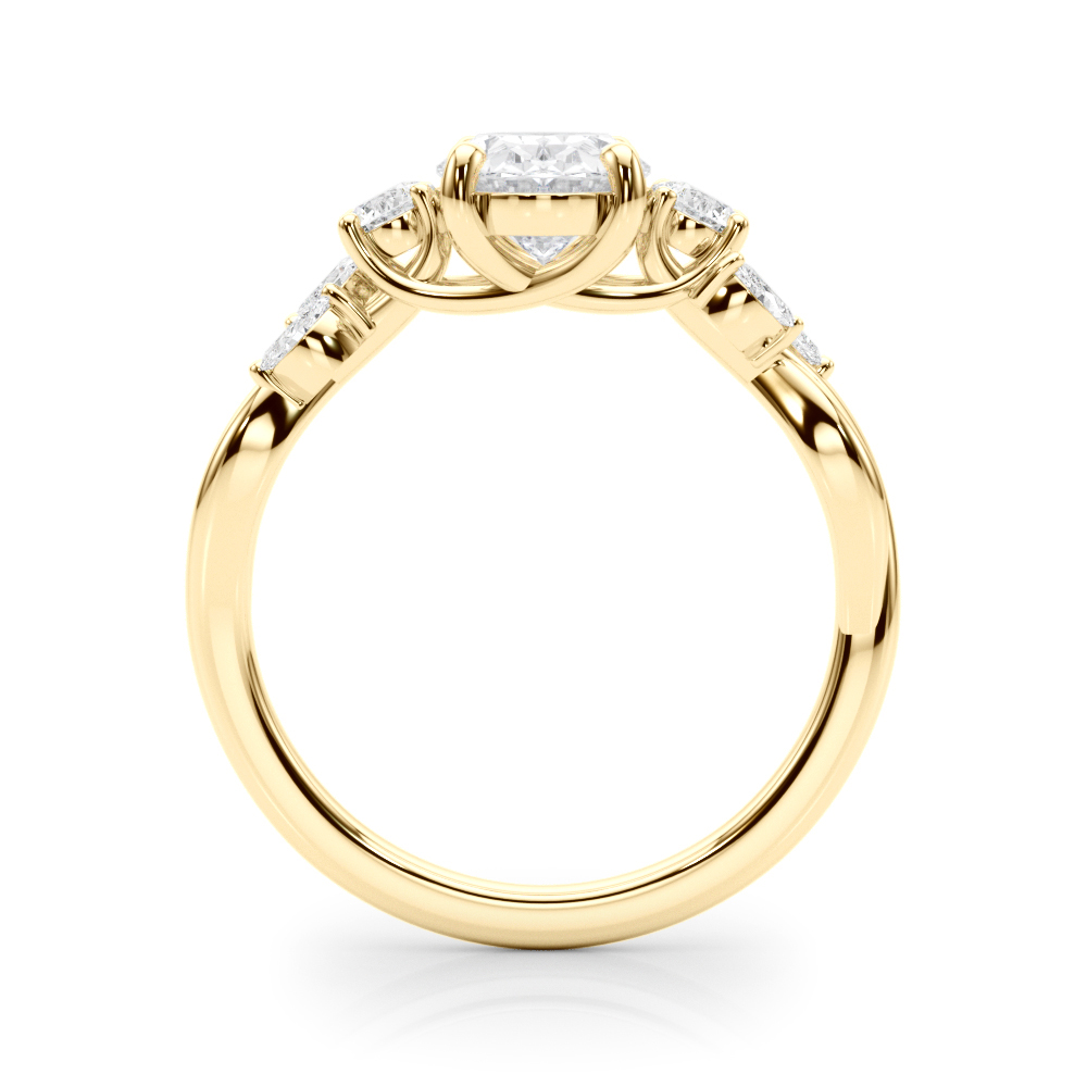 The Sarah Engagement Ring, side view