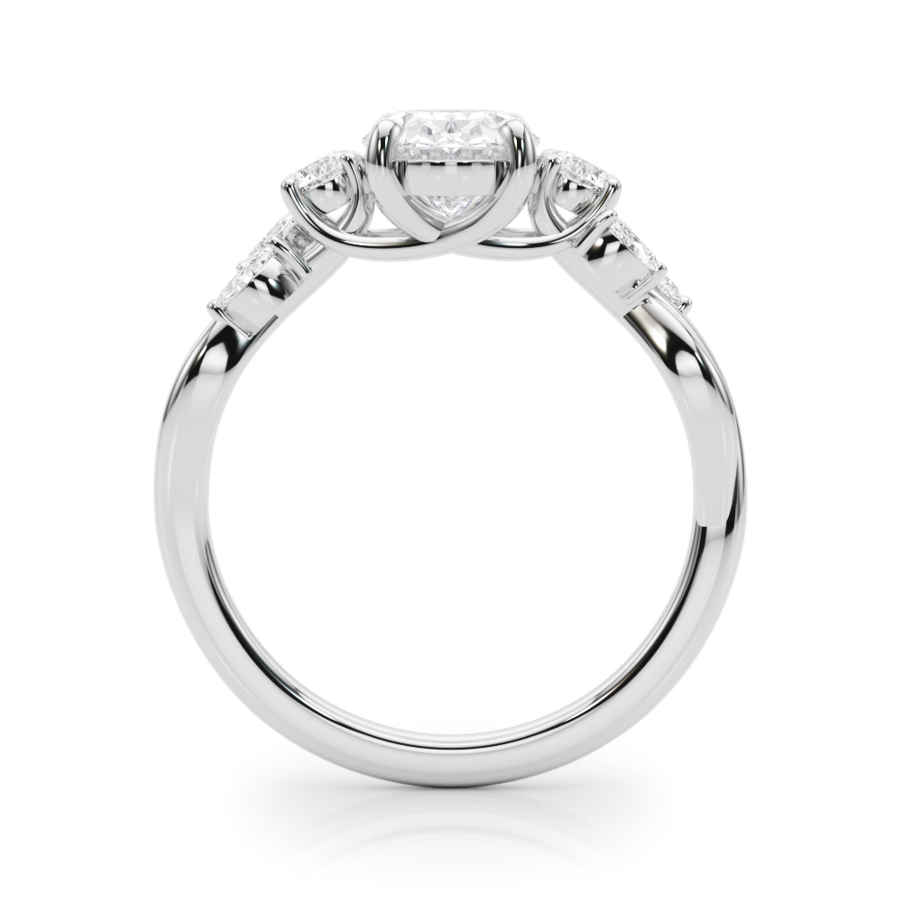 The Sarah Engagement Ring, side view