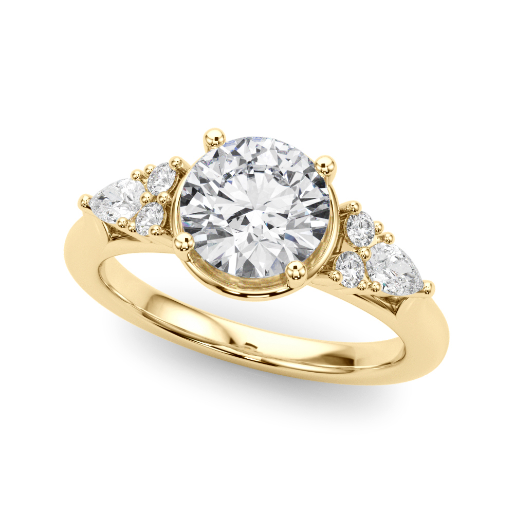 The Rosalind Cluster Engagement Ring, front view