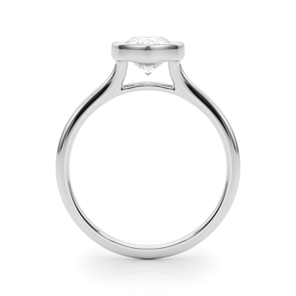 The Ellery Solitaire Engagement Ring, side view