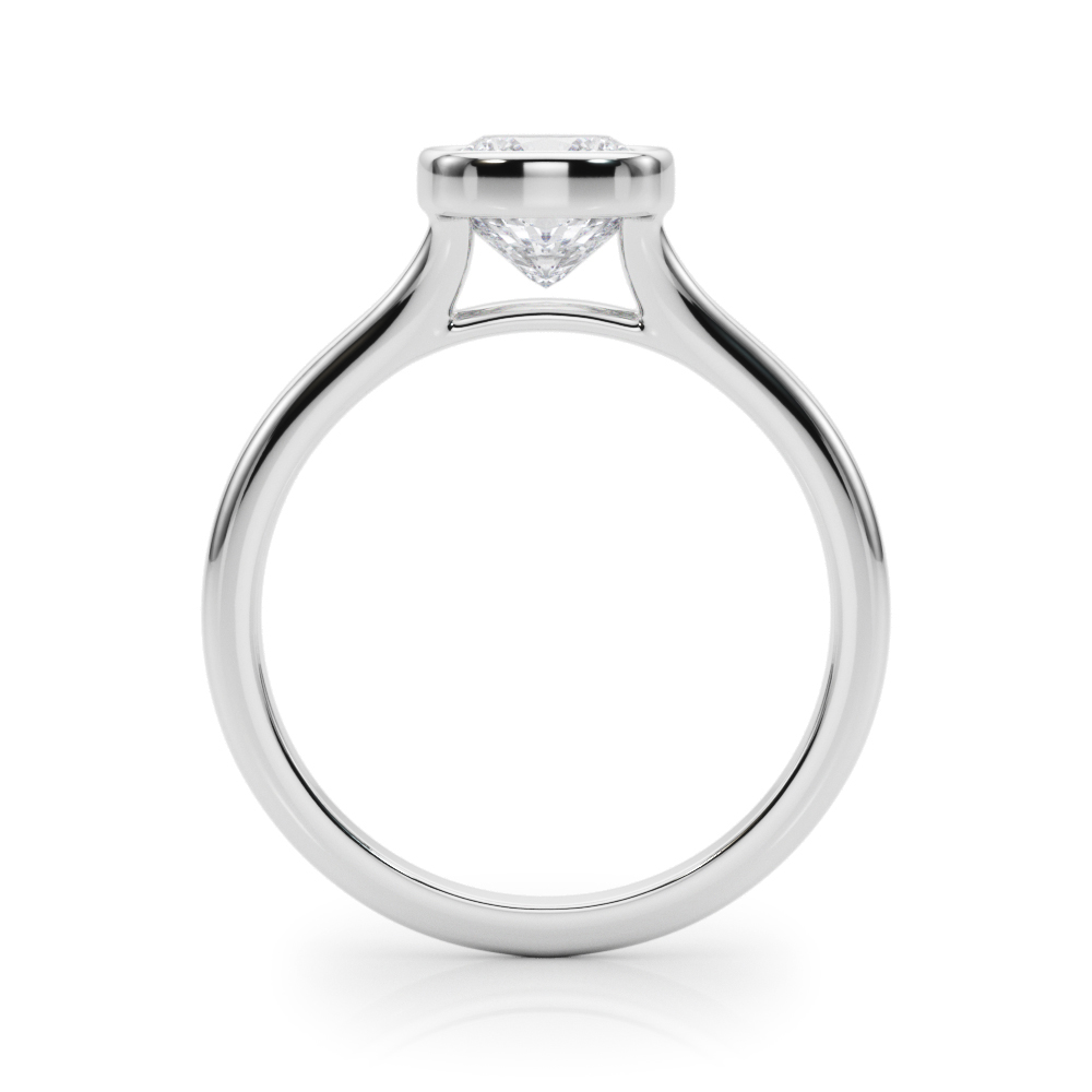 The Lucia Solitaire Engagement Ring, side view