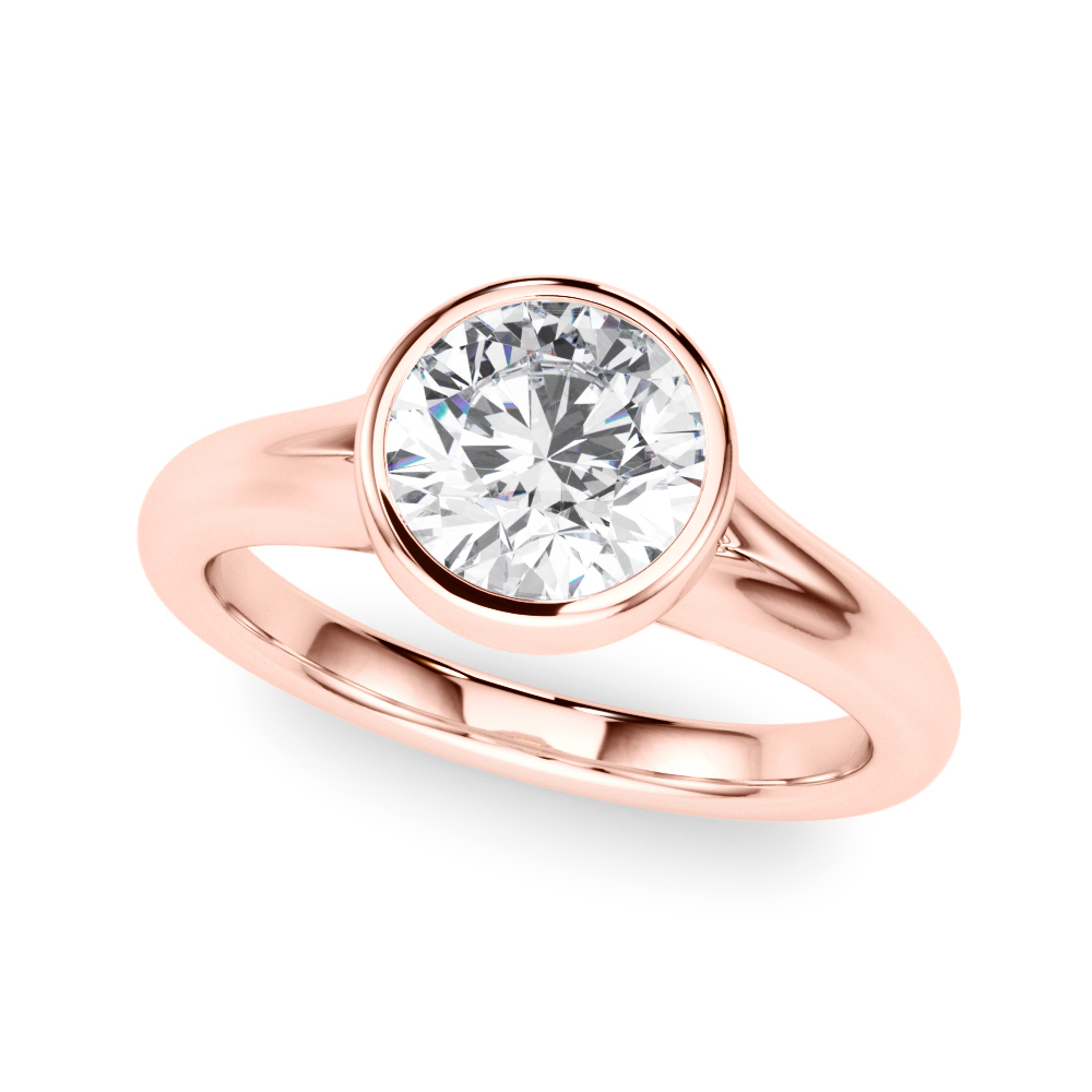 The Emerson Solitaire Engagement Ring, front view