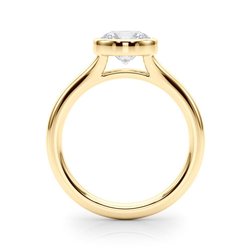 The Emerson Solitaire Engagement Ring, side view