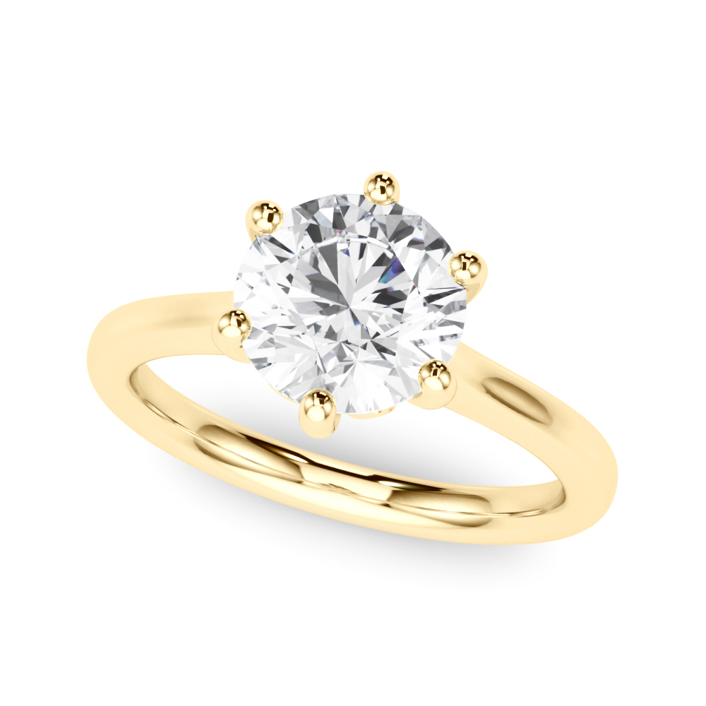 The Celine Solitaire Engagement Ring, front view
