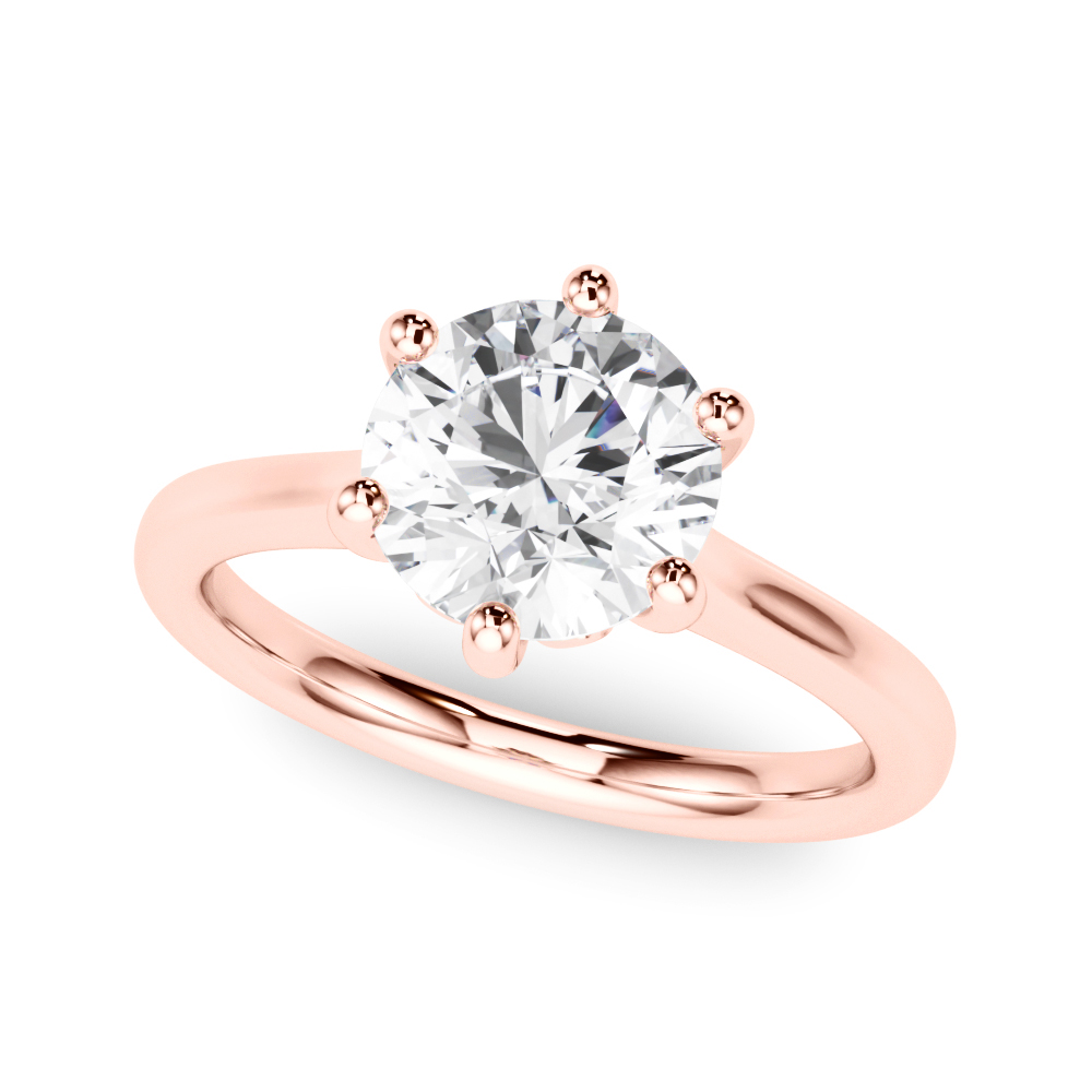 The Celine Solitaire Engagement Ring, front view