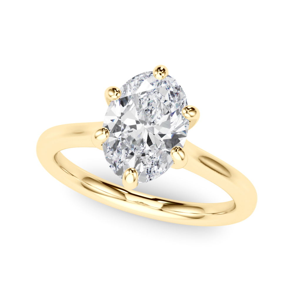 The Sarah Solitaire Engagement Ring, front view