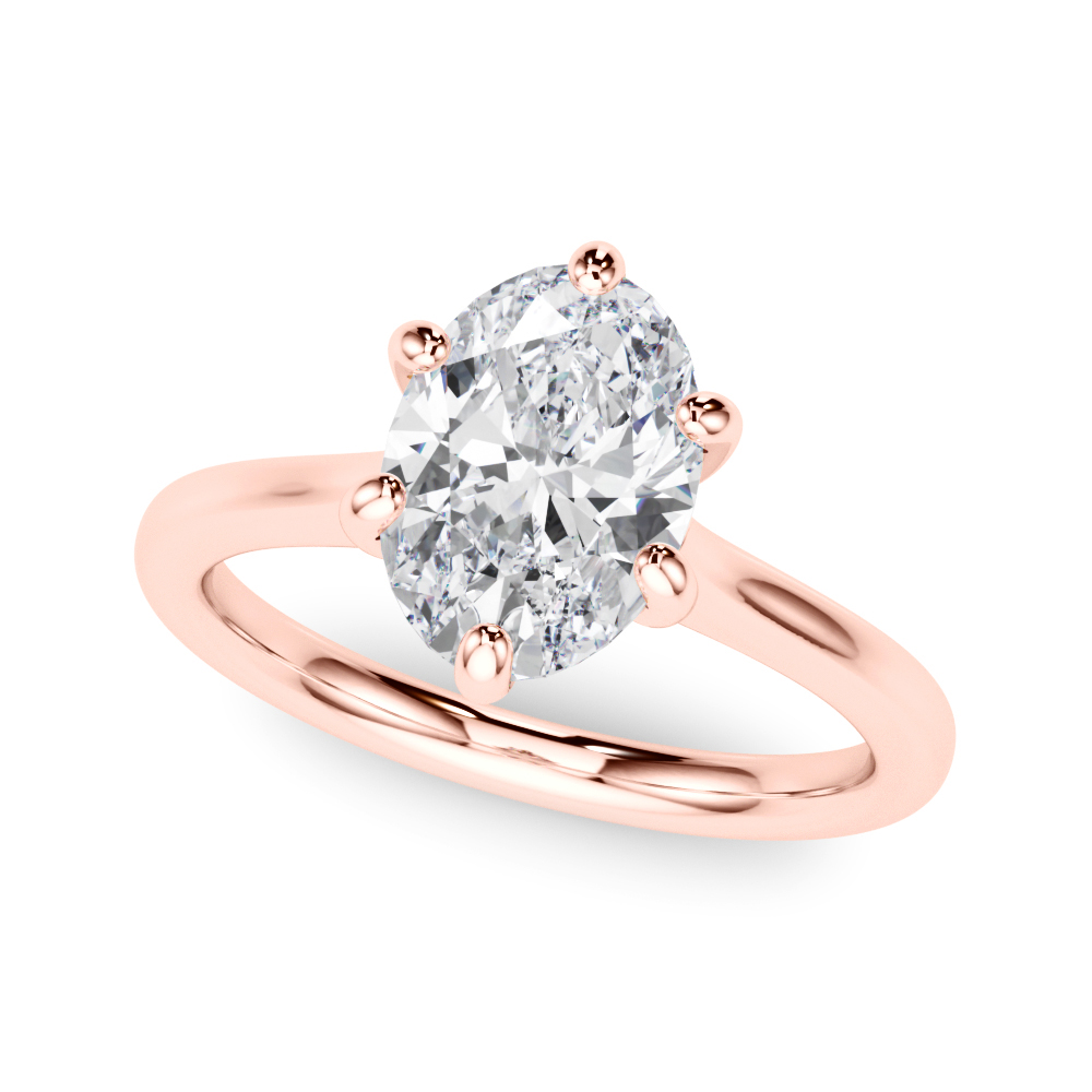 The Sarah Solitaire Engagement Ring, front view