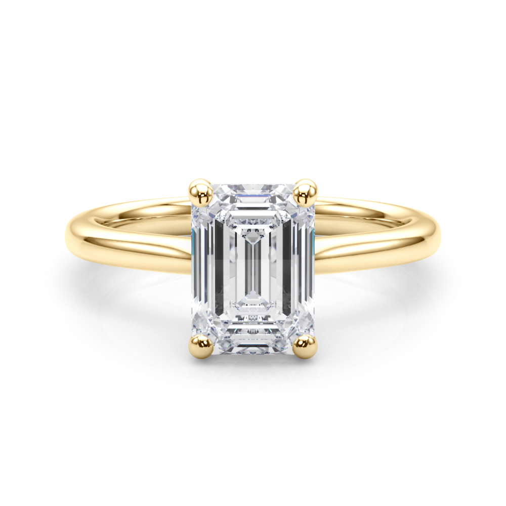The Esther Solitaire Engagement Ring, set view