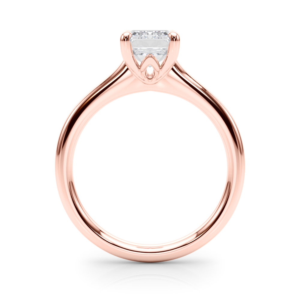 The Esther Solitaire Engagement Ring, side view