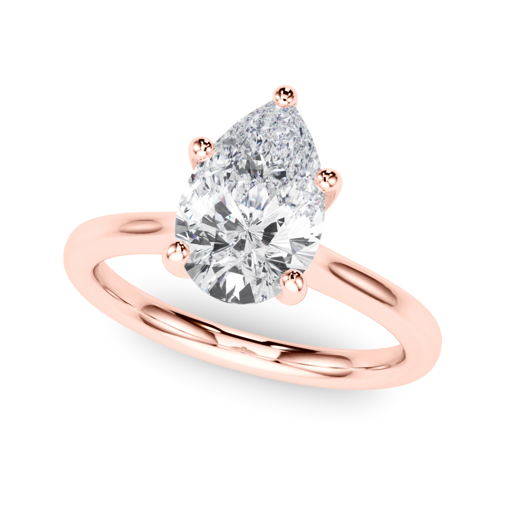 The Scarlett Solitaire Engagement Ring, front view