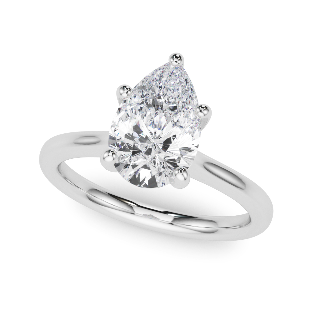 The Scarlett Solitaire Engagement Ring, front view