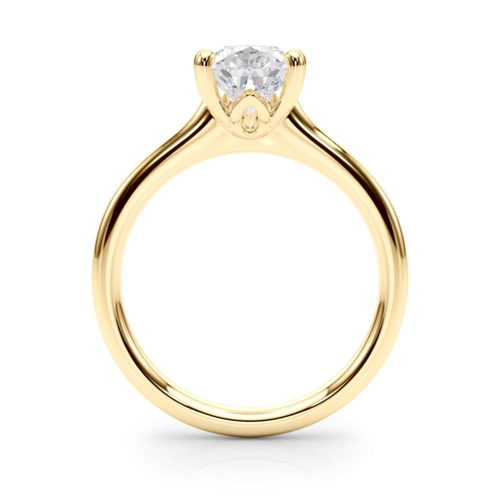 The Scarlett Solitaire Engagement Ring, side view