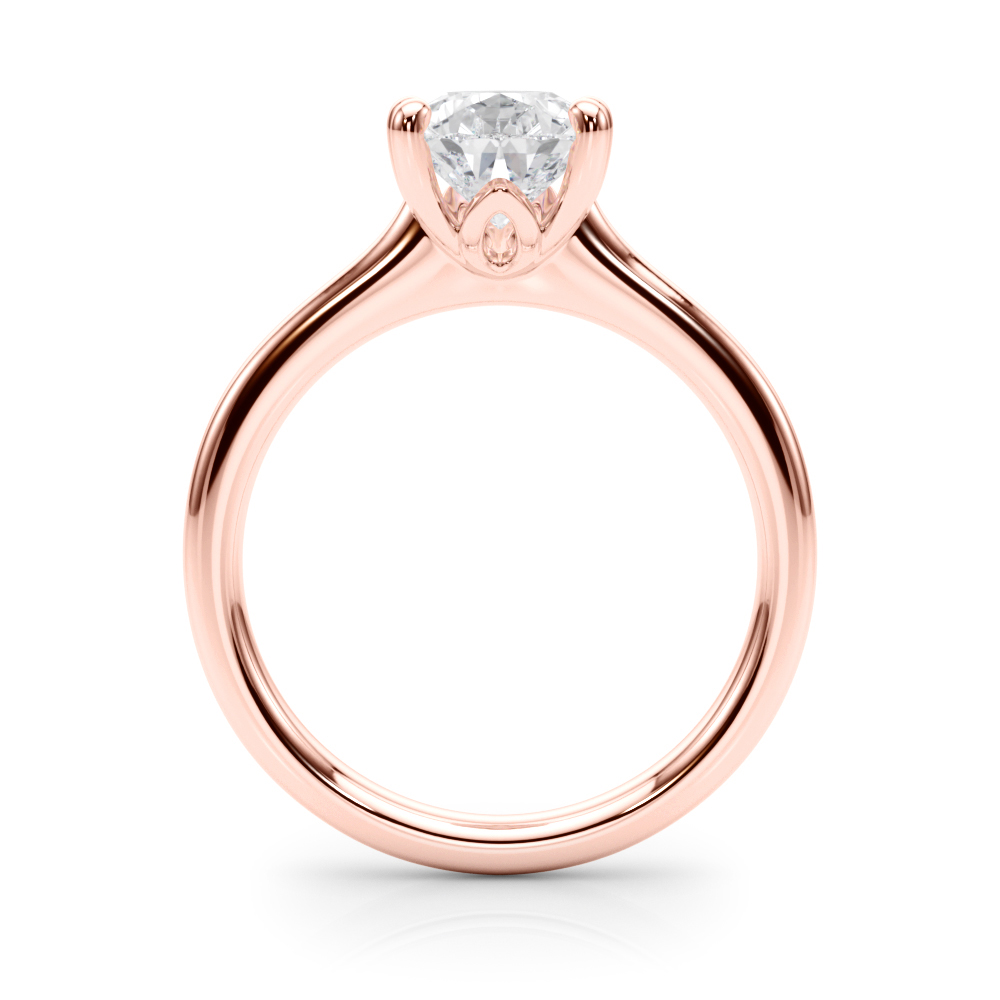 The Scarlett Solitaire Engagement Ring, side view