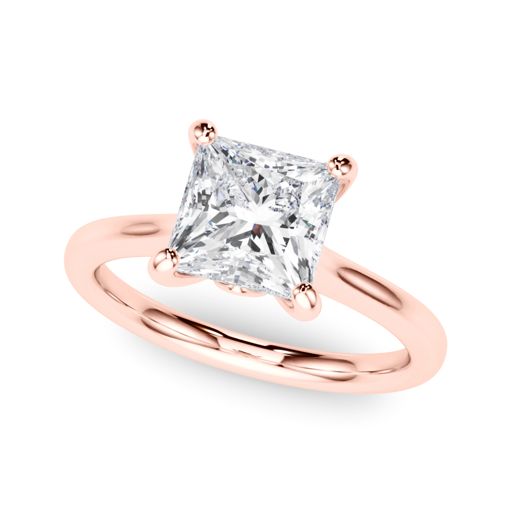 The Alice Solitaire Engagement Ring, front view