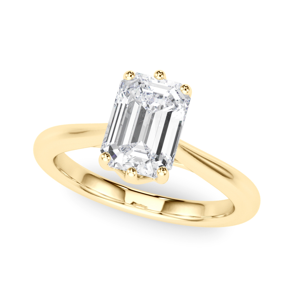 The Eleanor Solitaire Engagement Ring, front view