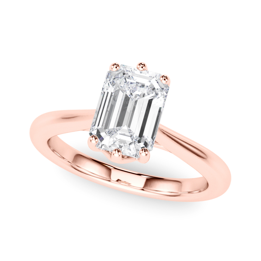 The Eleanor Solitaire Engagement Ring, front view