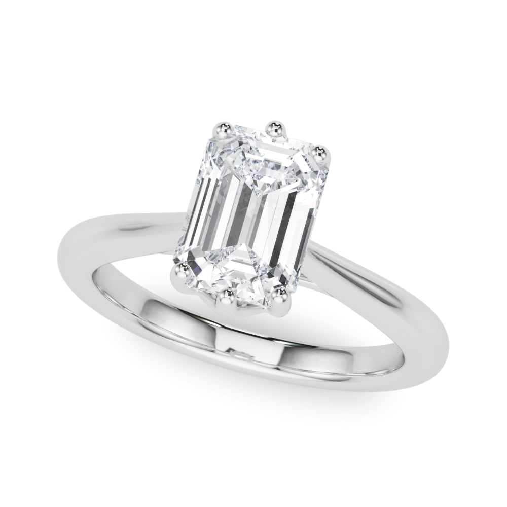 The Eleanor Solitaire Engagement Ring, front view