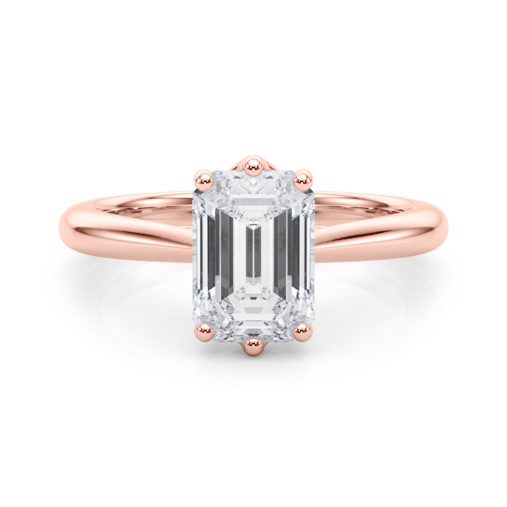 The Eleanor Solitaire Engagement Ring, set view