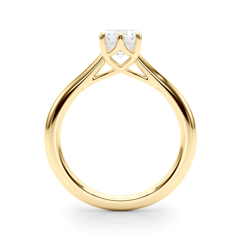 The Eleanor Solitaire Engagement Ring, side view