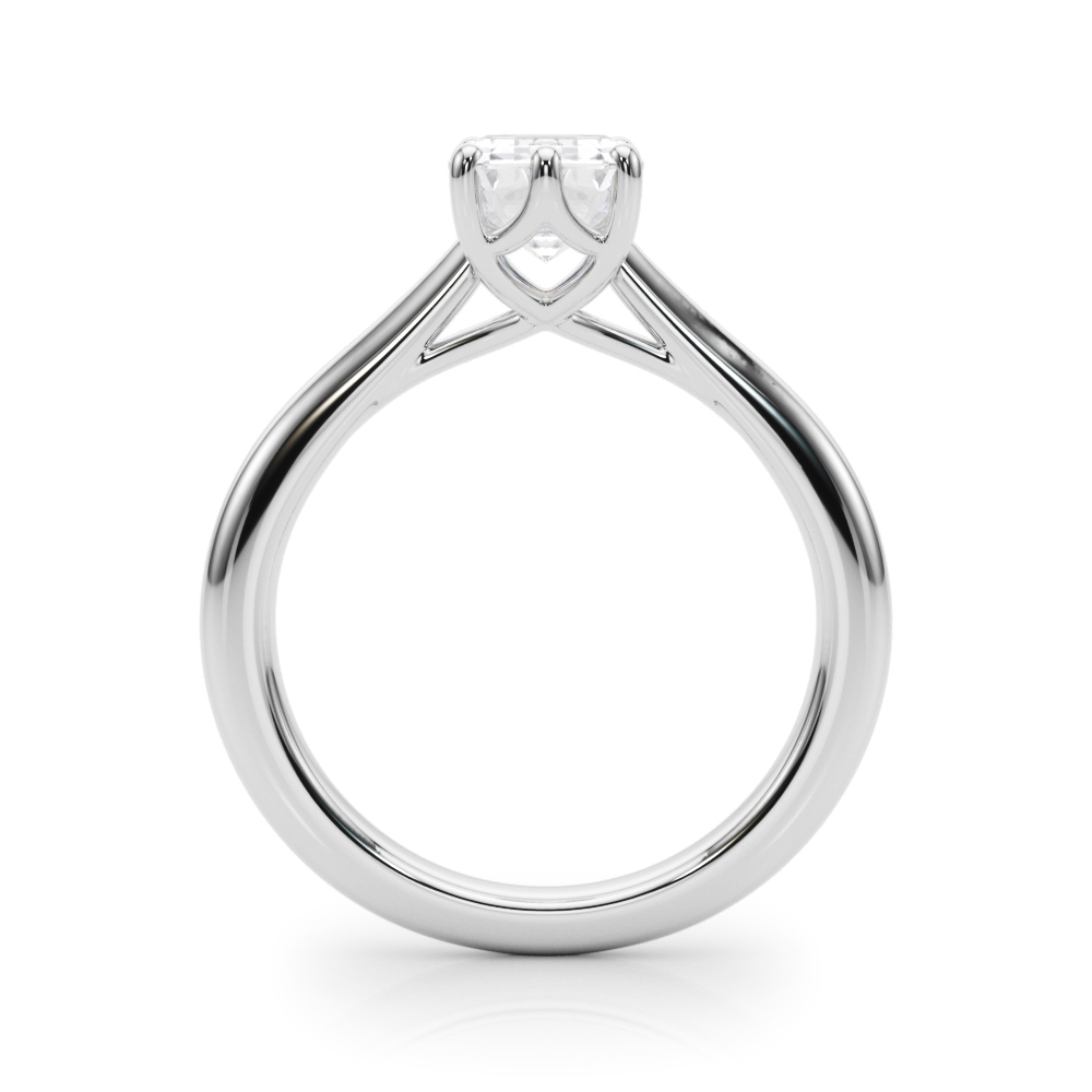 The Eleanor Solitaire Engagement Ring, side view