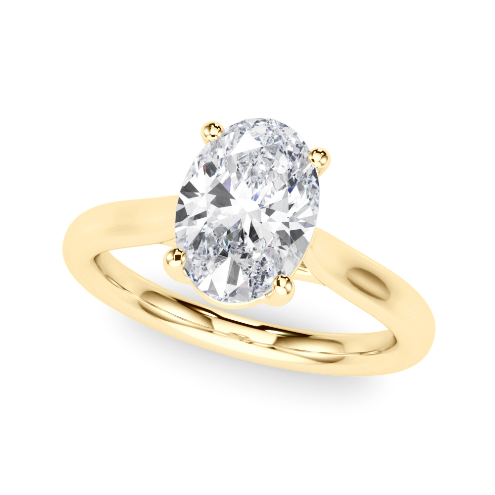 The Beatrice Solitaire Engagement Ring, front view