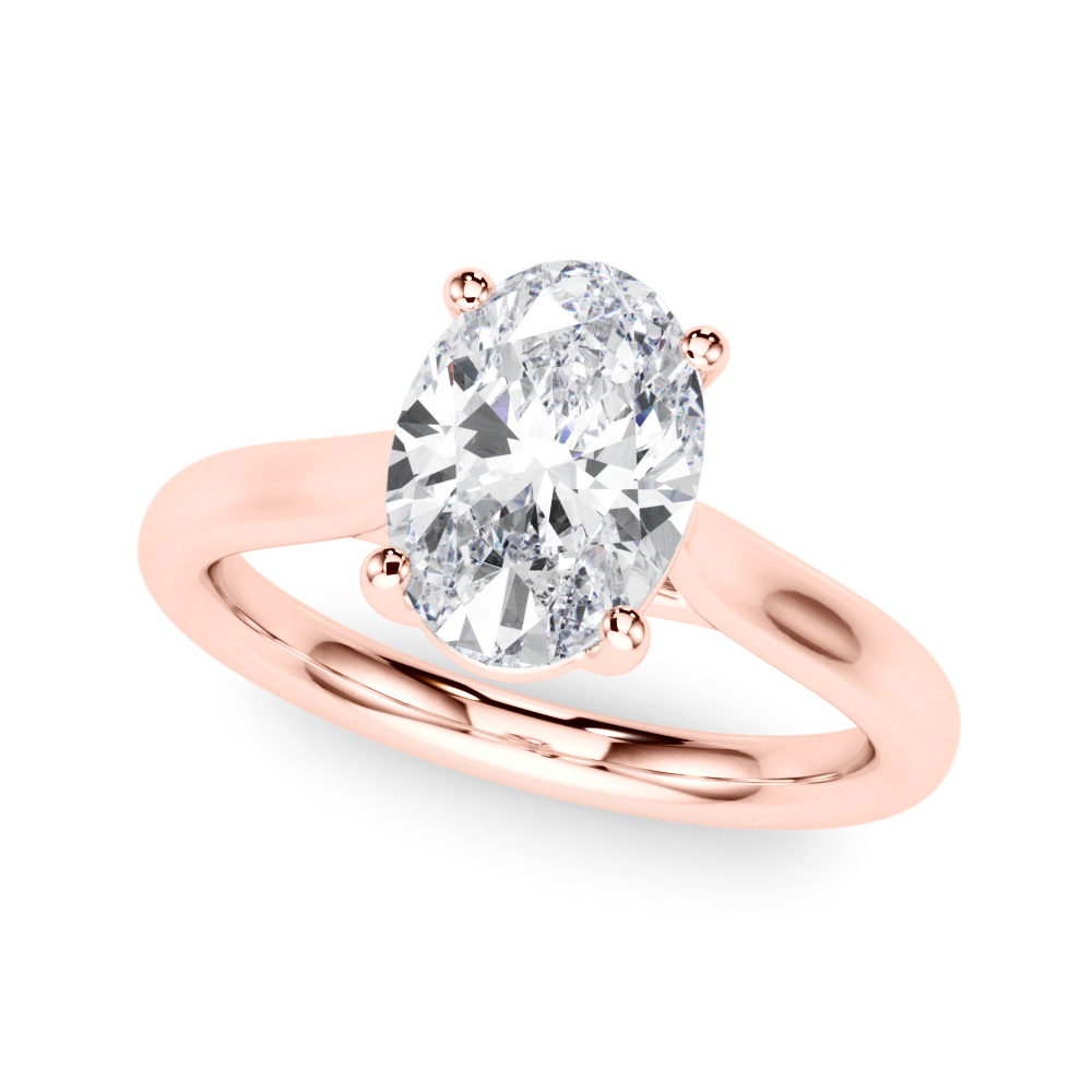 The Beatrice Solitaire Engagement Ring, front view