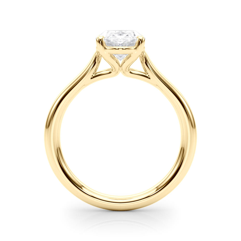 The Beatrice Solitaire Engagement Ring, side view