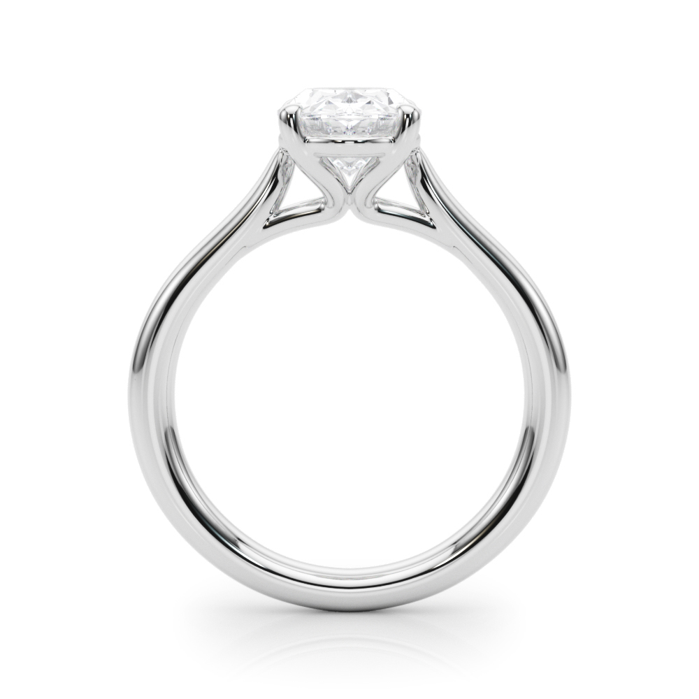The Beatrice Solitaire Engagement Ring, side view