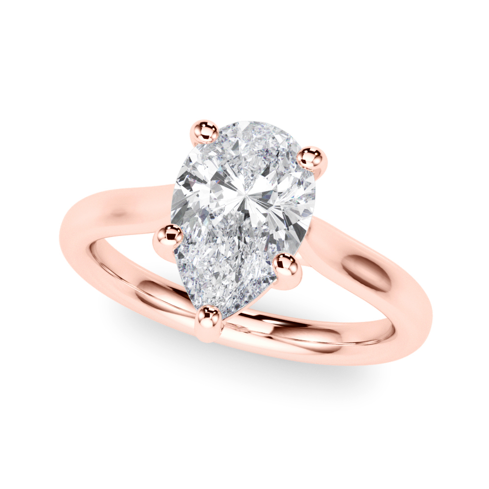 The Tabitha Solitaire Engagement Ring, front view