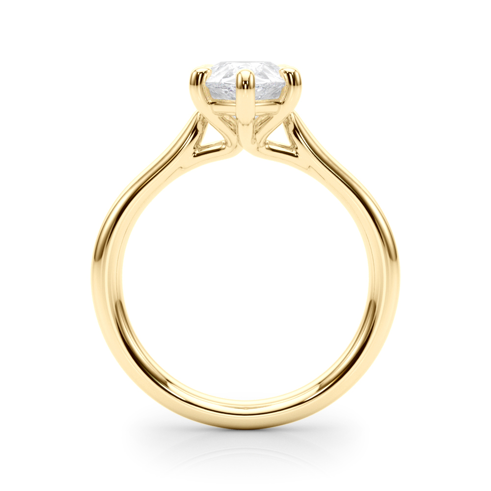 The Tabitha Solitaire Engagement Ring, side view