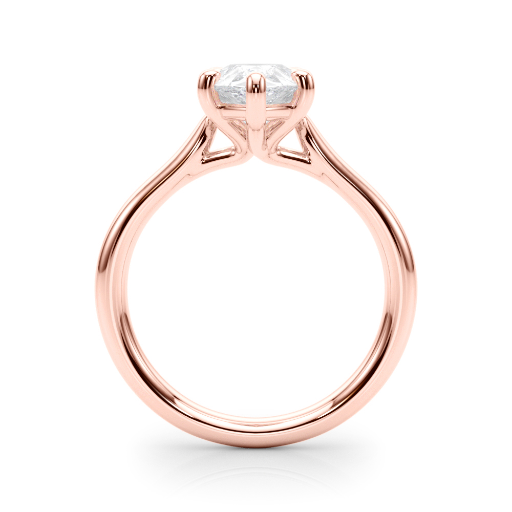 The Tabitha Solitaire Engagement Ring, side view