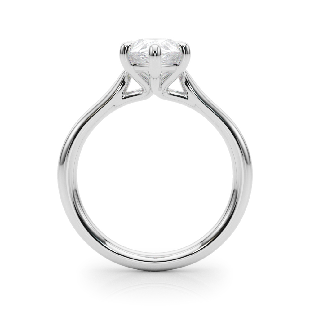 The Tabitha Solitaire Engagement Ring, side view