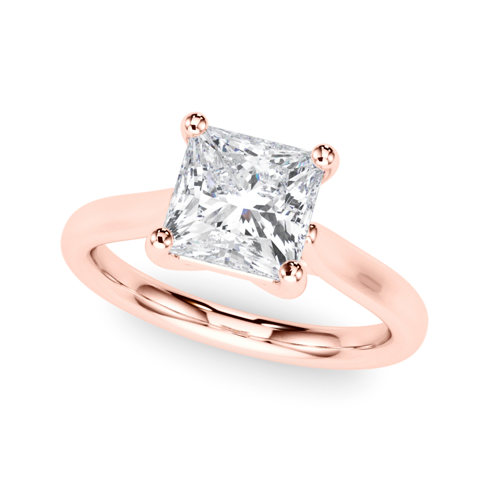 The India Solitaire Engagement Ring, front view