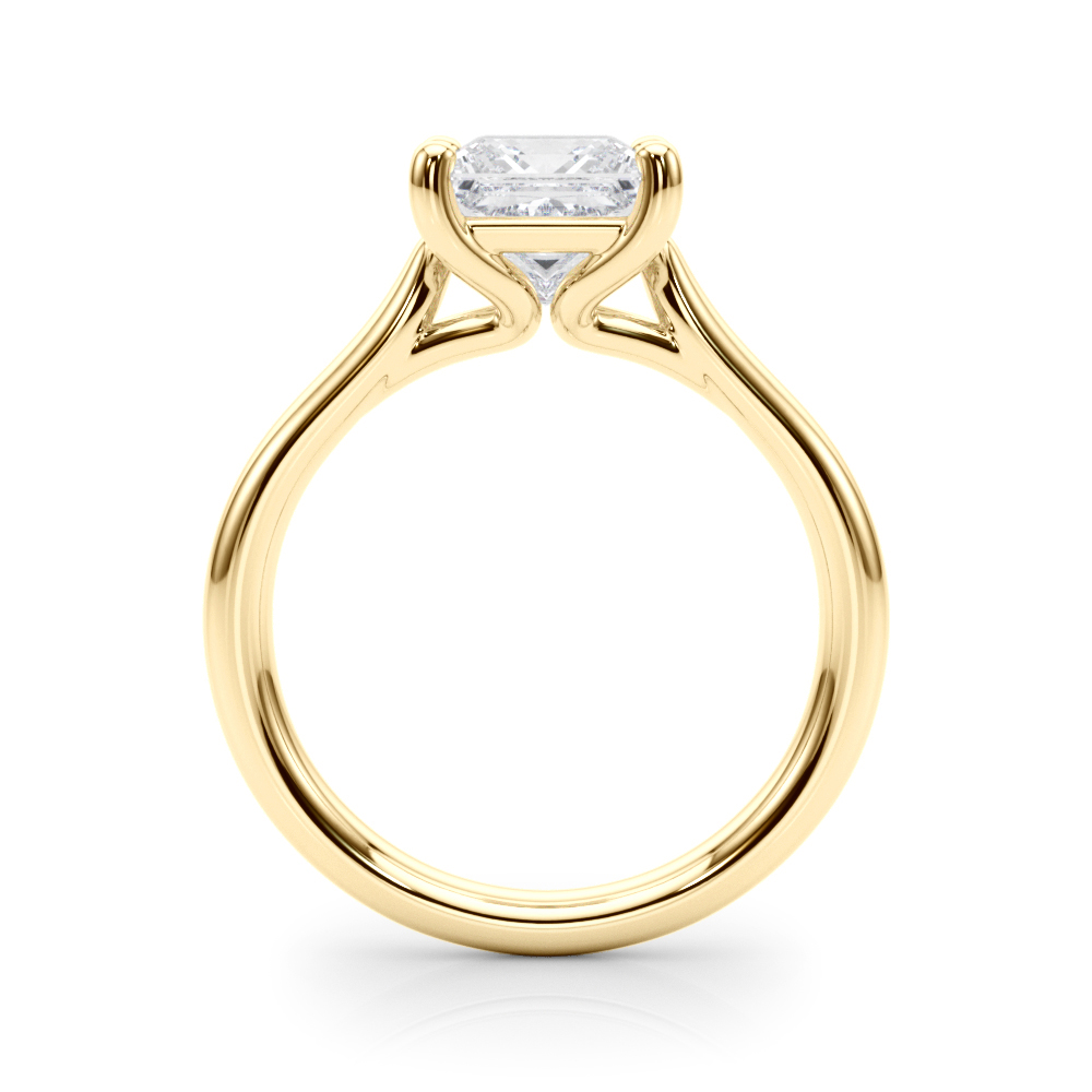 The India Solitaire Engagement Ring, side view