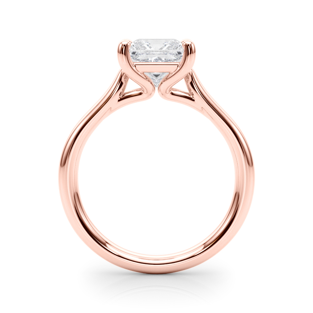 The India Solitaire Engagement Ring, side view