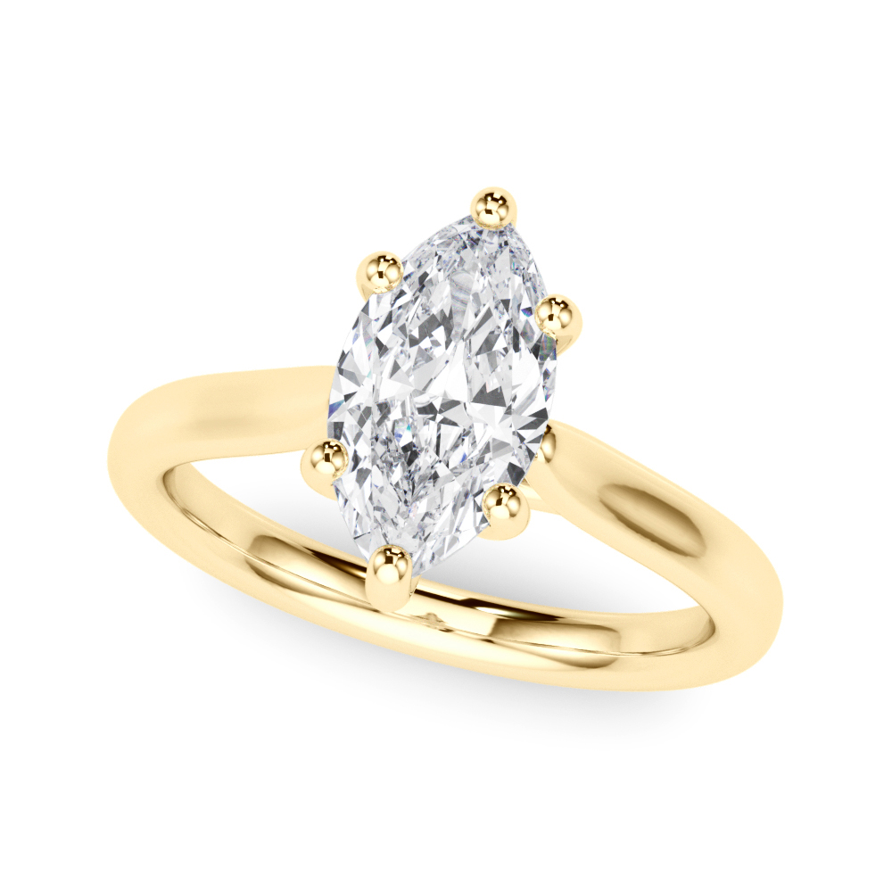The Octavia Solitaire Engagement Ring, front view