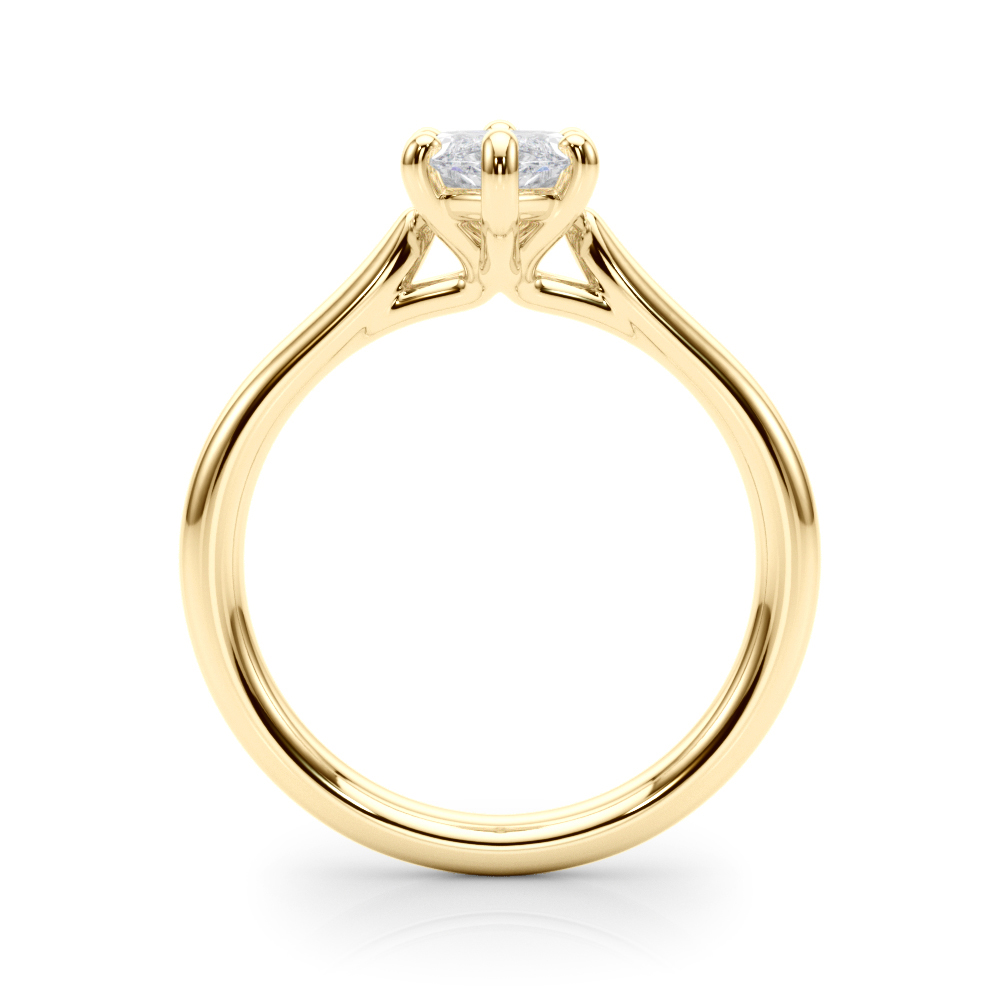 The Octavia Solitaire Engagement Ring, side view