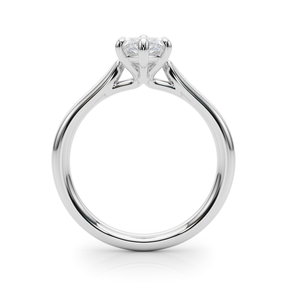 The Octavia Solitaire Engagement Ring, side view