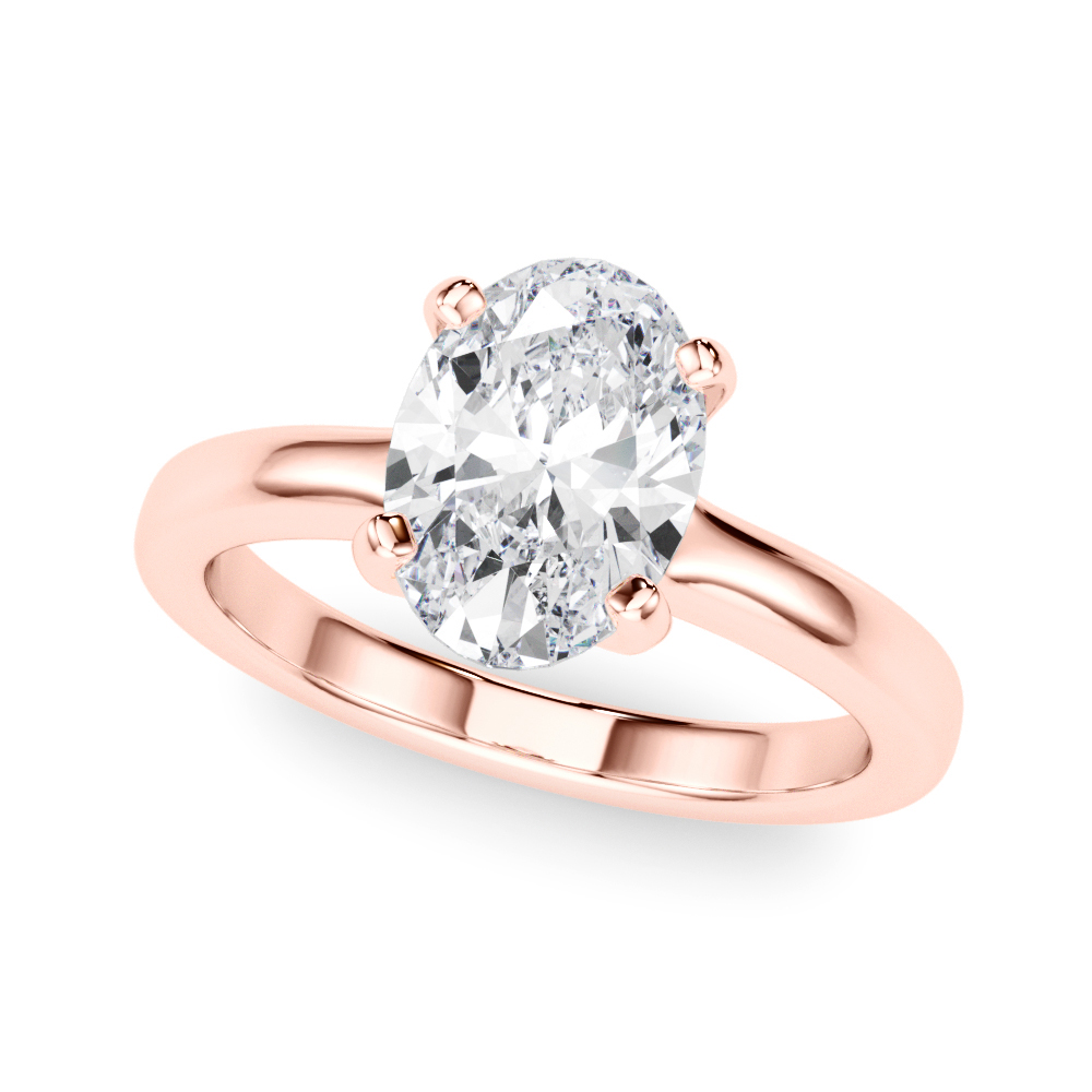 The Esme Solitaire Engagement Ring, front view