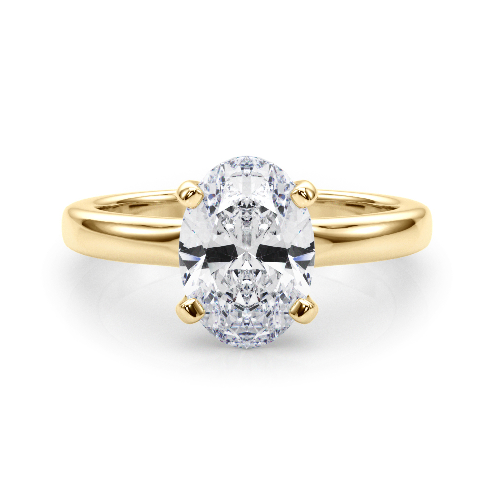 The Esme Solitaire Engagement Ring, set view