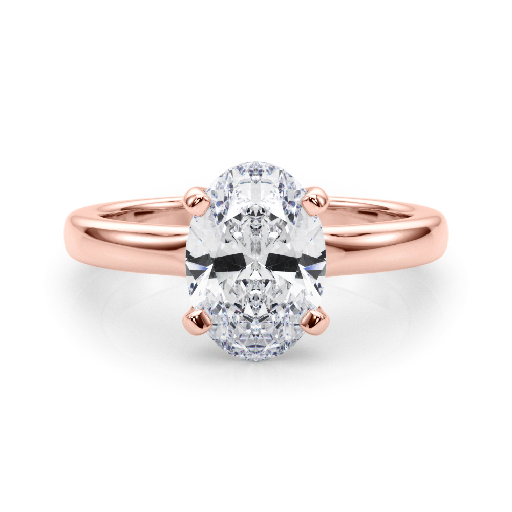 The Esme Solitaire Engagement Ring, set view