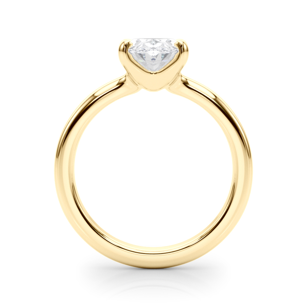 The Esme Solitaire Engagement Ring, side view