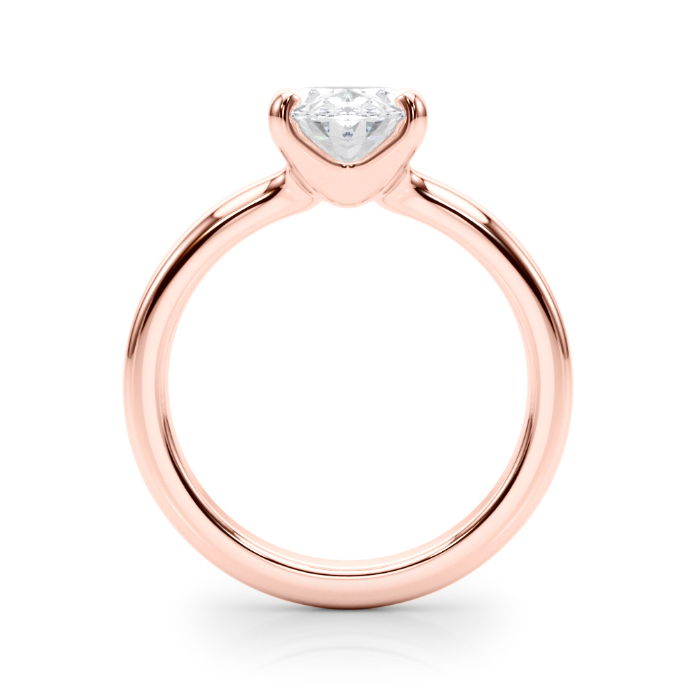 The Esme Solitaire Engagement Ring, side view
