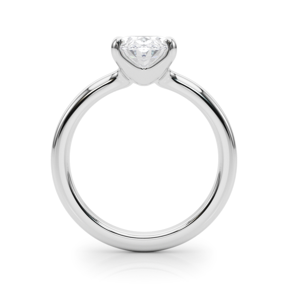 The Esme Solitaire Engagement Ring, side view