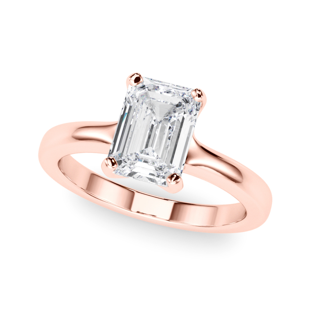 The Dorothea Solitaire Engagement Ring, front view
